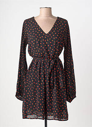Rochie midi guler în v negru ONLY femeie