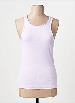 Maiou croială dreaptă fără mâneci violet ONLY femme