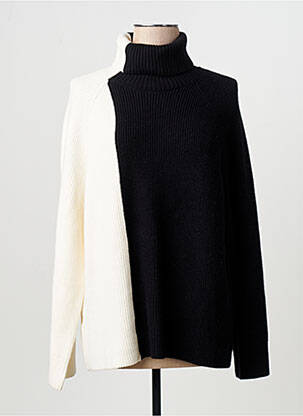 Pulover cu guler înalt negru MANGO femme