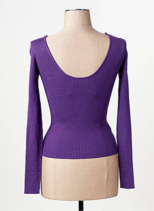 Pulover violet MANGO femeie