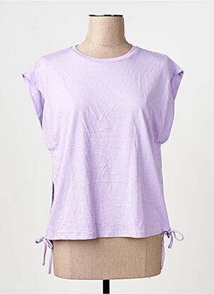Tricou mâneci scurte mâneci scurte violet VERO MODA femeie