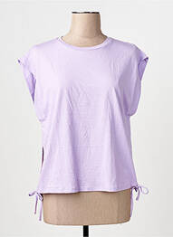 Tricou mâneci scurte mâneci scurte violet VERO MODA femeie
