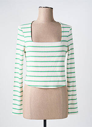Tricou mâneci lungi mâneci lungi alb ONLY femeie