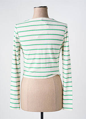 Tricou mâneci lungi mâneci lungi alb ONLY femeie