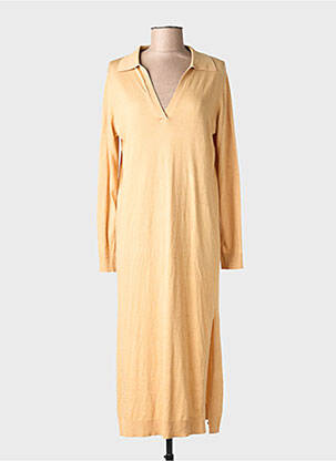 Rochie scurtă galben MANGO femeie