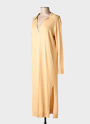 Rochie scurtă galben MANGO femeie