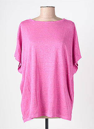Tricou violet MANGO femeie