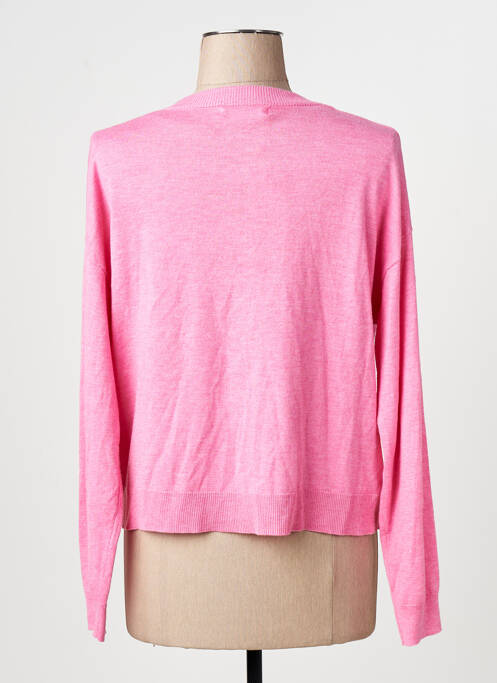 Vestă cu mâneci lungi roz MANGO femme