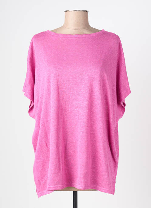 Tricou violet MANGO femme
