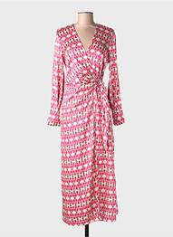 Rochie lungă roz MANGO femme