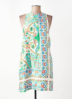 Rochie scurtă alb MANGO femeie