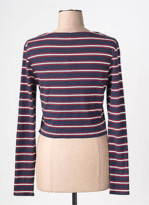 Tricou mâneci lungi mâneci lungi albastru ONLY femeie