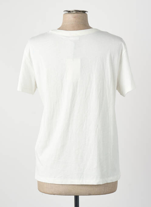 Tricou croială dreaptă alb JACQUELINE DE YONG femme