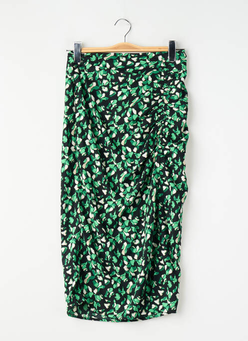 Fustă midi talie înaltă verde VILA femme