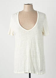 Tricou alb PLEASE femeie