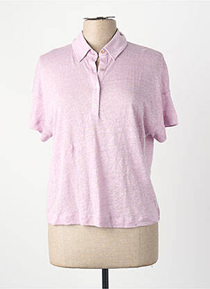 Polo violet MANGO femeie