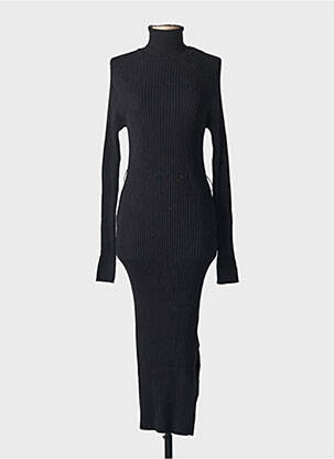 Rochie lungă negru MANGO femeie