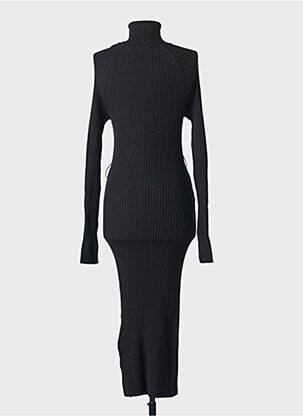 Rochie lungă negru MANGO femeie