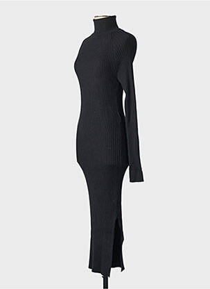 Rochie lungă negru MANGO femeie