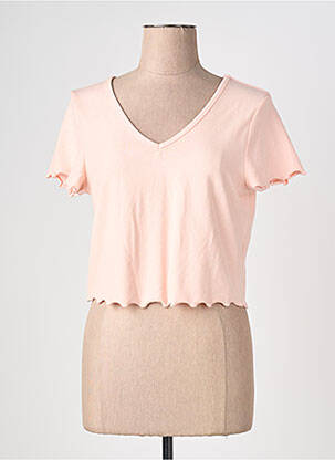 Tricou mâneci scurte mâneci scurte roz ONLY femeie