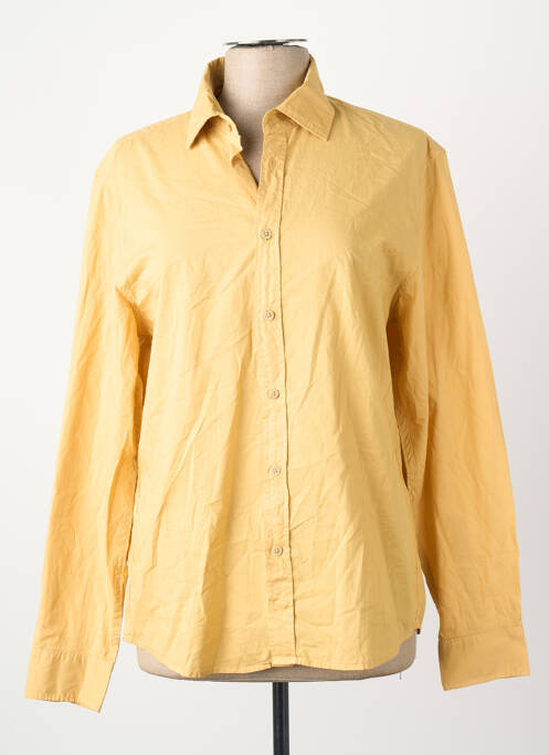 Cămașă cu mâneci lungi galben MANGO homme