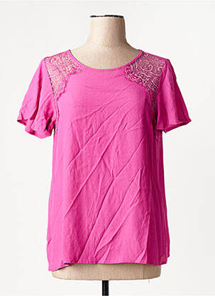 Tricou roz AMELIE & AMELIE femeie