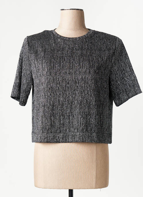 Top gri MANGO femme