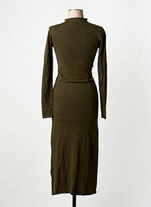 Rochie lungă verde MANGO femeie