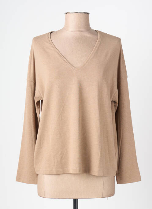 Tricou maro MANGO femme