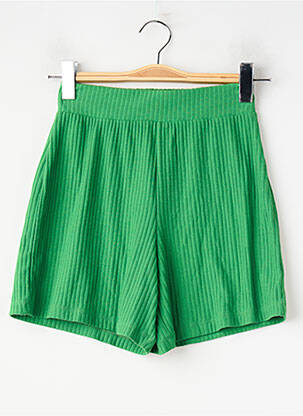 Șort croială dreaptă verde ONLY femeie