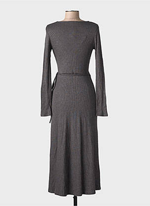 Rochie lungă gri MANGO femeie