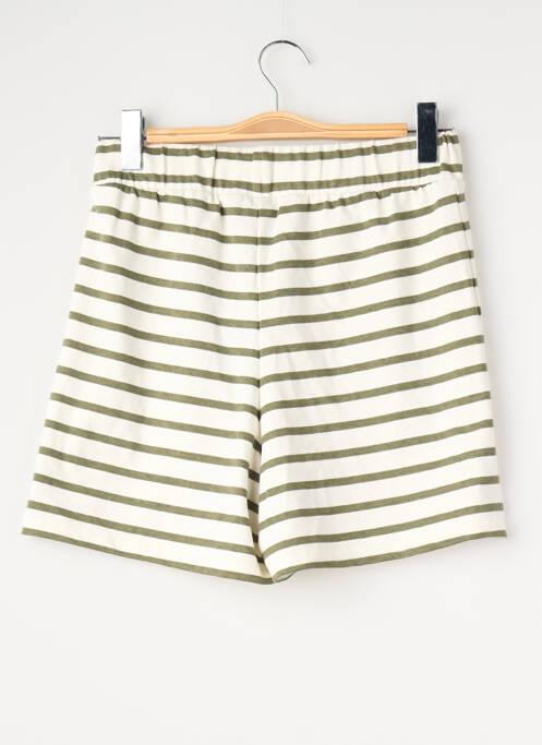 Șort talie înaltă talie înaltă verde PIECES femme