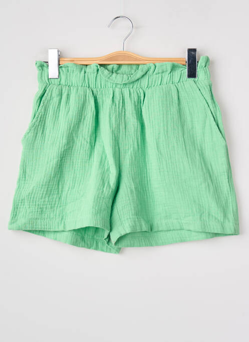 Șort croială dreaptă verde JACQUELINE DE YONG femme