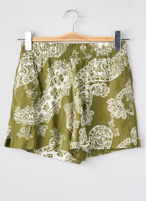 Șort talie înaltă talie înaltă verde ONLY femme