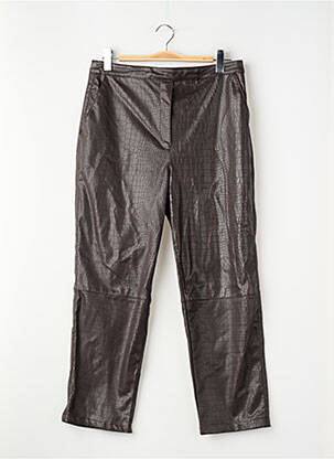 Pantalon drept maro ASTRID BLACK LABEL femeie