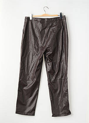 Pantalon drept maro ASTRID BLACK LABEL femeie