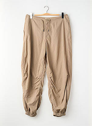 Pantalon larg talie joasă maro ONLY femeie