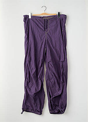 Pantalon larg talie joasă violet JJXX femeie