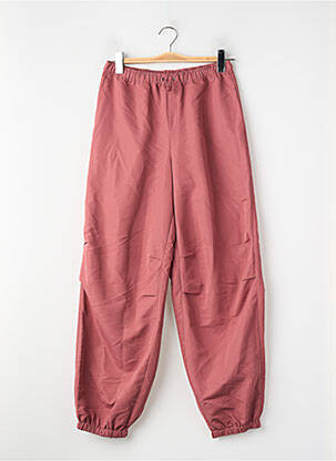 Pantalon larg roz NEON & NYLON femeie