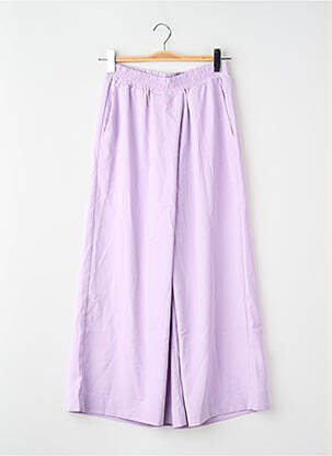 Pantalon larg violet VERO MODA femeie