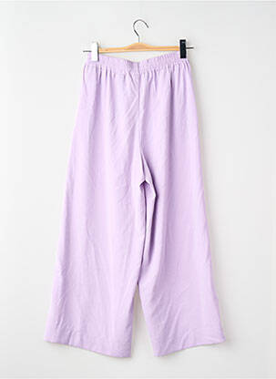 Pantalon larg violet VERO MODA femeie