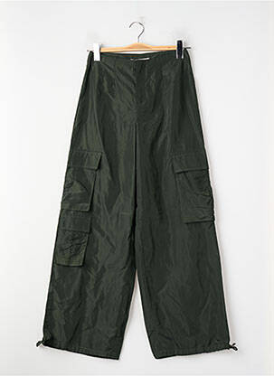 Pantalon cargo croială dreaptă verde ONLY femeie