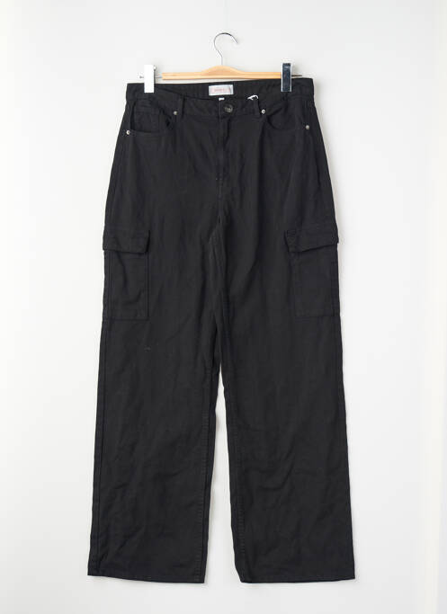 Pantalon drept talie înaltă talie înaltă negru ONLY femme