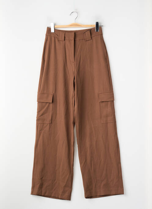 Pantalon cargo croială dreaptă talie înaltă maro JACQUELINE DE YONG femme
