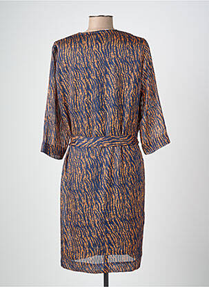 Rochie midi maro ICHI femeie