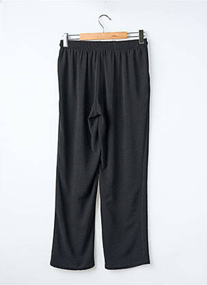 Pantalon larg negru UN TEMPS POUR ELLE femeie