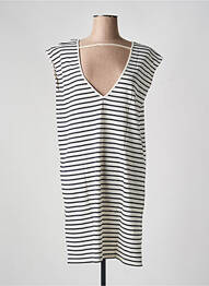 Rochie scurtă alb DES PETITS HAUTS femeie