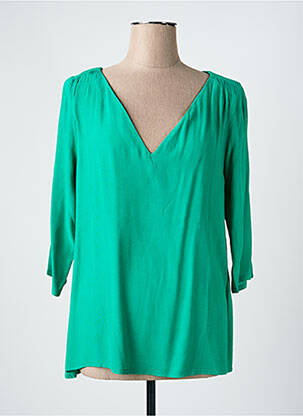 Tunică mâneci lungi verde SEE U SOON femeie