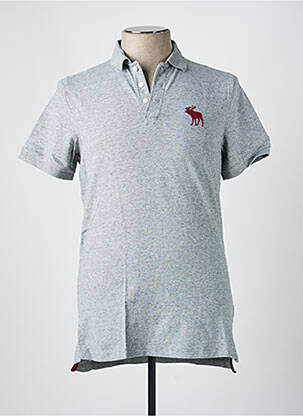 Polo gri ABERCROMBIE & FITCH bărbat