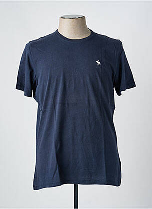 Tricou albastru ABERCROMBIE & FITCH bărbat